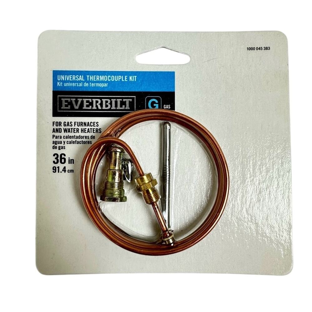 Everbilt Universal Thermocouple Kit 36 in Gas Furnaces Water Heater NEW
